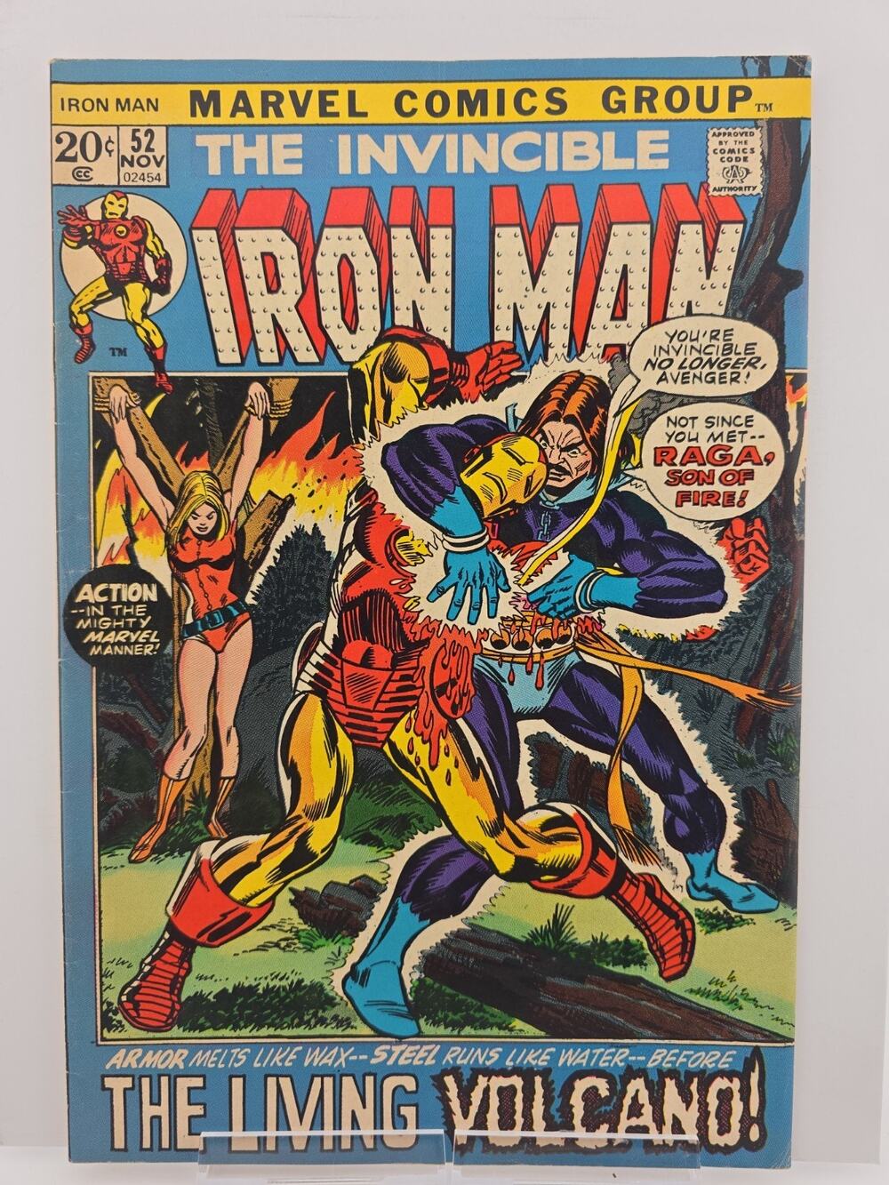 The Invincible Iron Man #52 The Living Volcano!